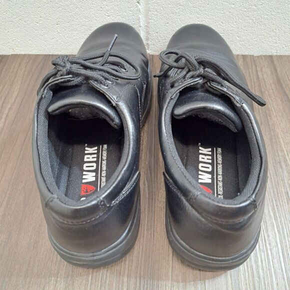DS SLIP & OIL RESISTANT NON MARK BLACK MEMORY FOAM CASUAL SHOES MENS SIZE 10.5M - Picture 4 of 9